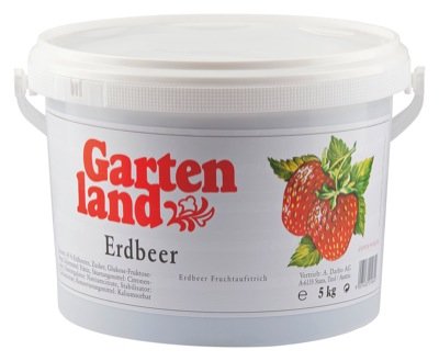 Gartenland Konfitüre Erdbeer F45% 5kg...