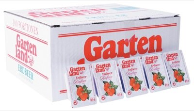 Gartenland Port.100x25g, Erdbeer F45%...