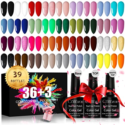 Gel Nagellack Comozon UV Gel Nagelgel Farbgel Für Gelnäge Farben ...