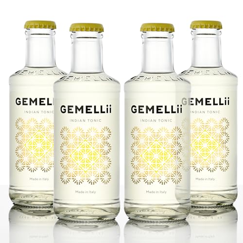 GEMELLii Indian Tonic Water mit sizilianischer Zitrone, 4x 200ml Fl...