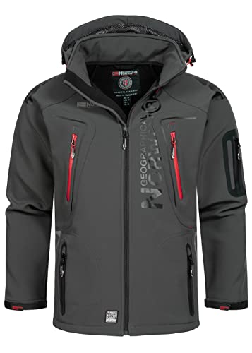 Geographical Norway Techno Men - Kapuzen-Softshelljacke Mann Wasser...