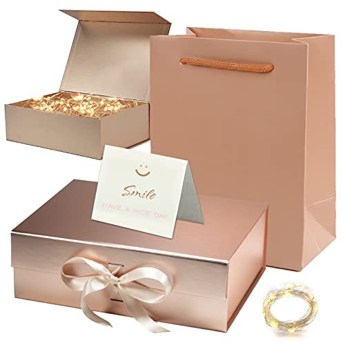 Geschenkbox mit Deckel,Geschenkbox mit Schleifen,Faltbare Geschenkb...