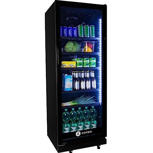 Getränkekühlschrank ZKB 360 schwarz Flaschenkühlschrank Kühlsch...