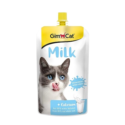 GimCat Milk - Katzenmilch aus echter laktosereduzierter Vollmilch m...