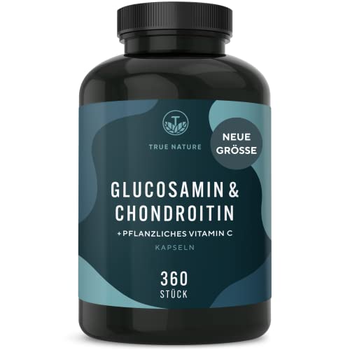 Glucosamin Chondroitin hochdosiert - Big Pack: 360 Kapseln (hält 6...