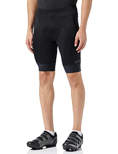 GORE WEAR C3 kurze Herren Fahrrad-Hose mit Sitzpolster, L, schwarz...