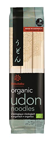 Hakubaku Japanische Bio Udon Nudeln, 270 g (1er Pack)...