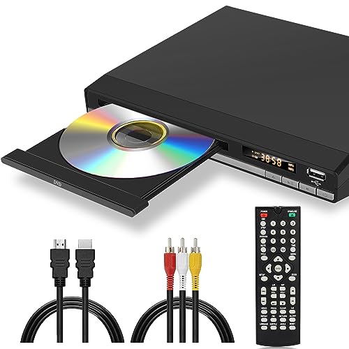 HD DVD Player mit HDMI-Anschluss, Region Free DVD Player für Smart...