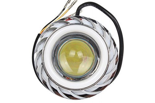 HEHEMM 10W LED Objektiv doppelte helle Engels-Augen-Motorrad-Schein...