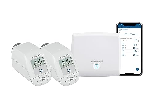 Homematic IP Smart Home Starter Set Heizen, Digitale Steuerung für...