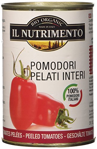 IL NUTRIMENTO Geschälte Tomaten, 12er Pack (12 x 400 g)...