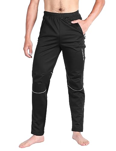 INBIKE Fahrradhose Herren Winter Lang Laufhose Winter Outdoorhose W...