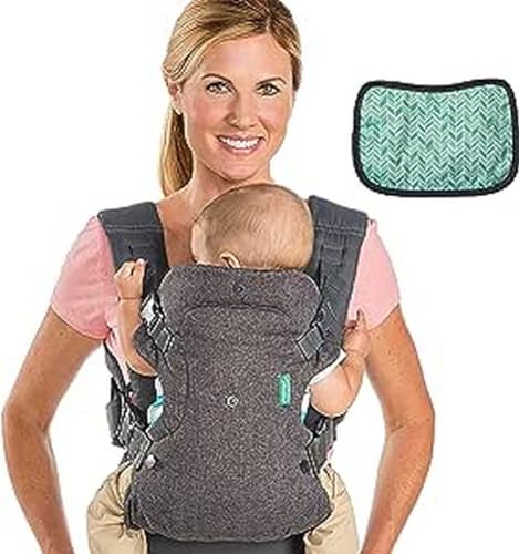 Infantino Flip Advanced 4-in-1-Trage mit Lätzchen – ergonomisch,...