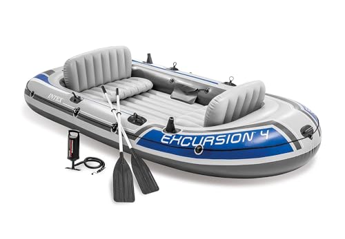 Intex Excursion 4 Set Schlauchboot - 315 x 165 x 43 cm - 3-teilig -...