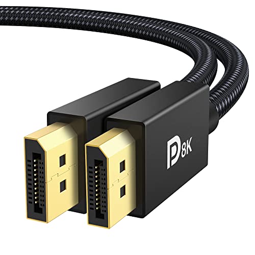 IVANKY DisplayPort Kabel 1.4 2M, [VESA-Zertifiziert] 8K@60Hz, 4K@16...