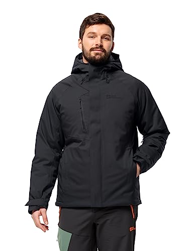 Jack Wolfskin Herren Troposphere Ins Jkt M Jacket, Schwarz, L EU...