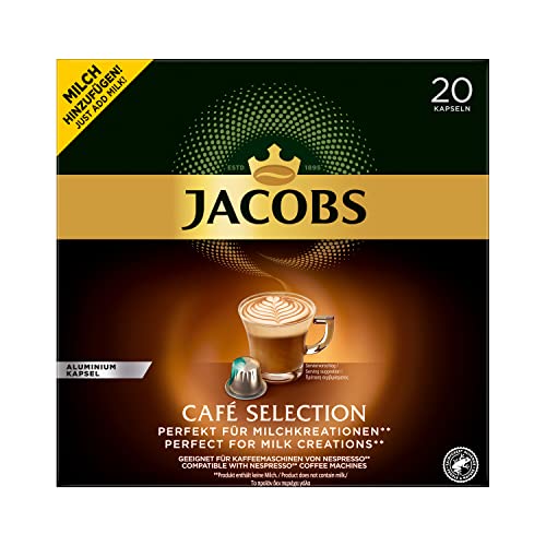 Jacobs Kaffeekapseln Café Selection- 200 Nespresso* kompatible K...