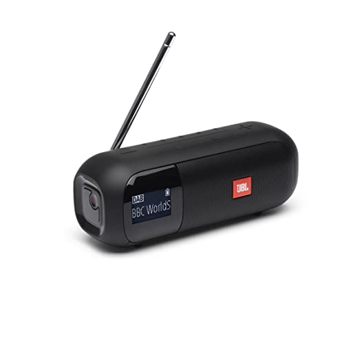 JBL Tuner 2 Radiorekorder in Schwarz – Tragbarer Bluetooth Lautsp...