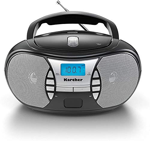 KARCHER RR 5025-B tragbares CD-Radio I CD-Player mit Netz-und Batte...