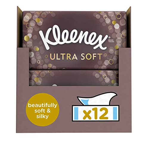 KLEENEX Taschentücher Ultrasoft P64, purpur, 3215.71.2, 12 x 64 Bl...