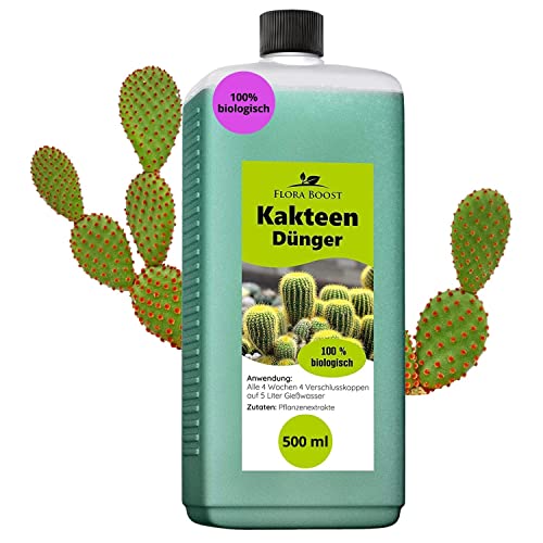 Konfitee Kakteen Dünger Flora Boost 500ml I Für bis zu 100L Gieß...