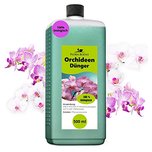 Konfitee Orchideen Dünger Flora Boost 500ml I Für bis zu 100L Gie...