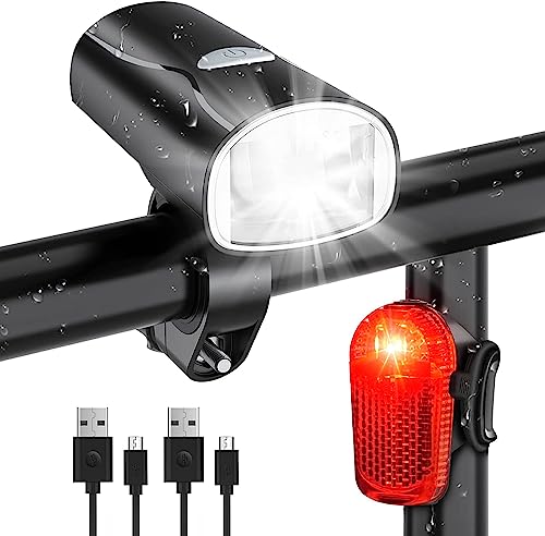 LED Fahrradlicht Set, STVZO Zugelassen Fahrradbeleuchtung Fahrradla...