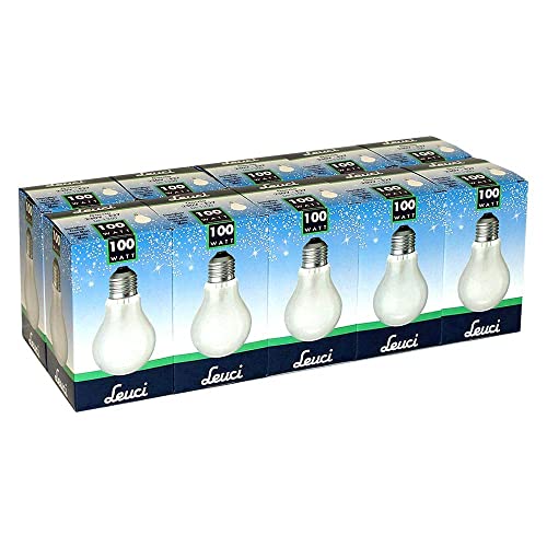 Leuci Glühbirne Birnenform A55 100W E27 MATT Glühlampe Glühbirne...