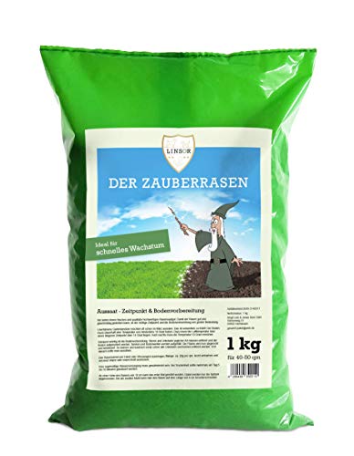 Linsor Zauberrasen, schnellkeimende Rasensamen, hochwertige Samenmi...