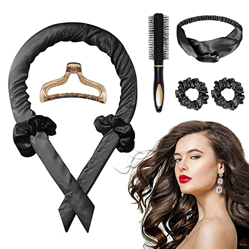 Locken Ohne Hitze,Lockenwickler Über Nacht, Overnight Heatless Cur...