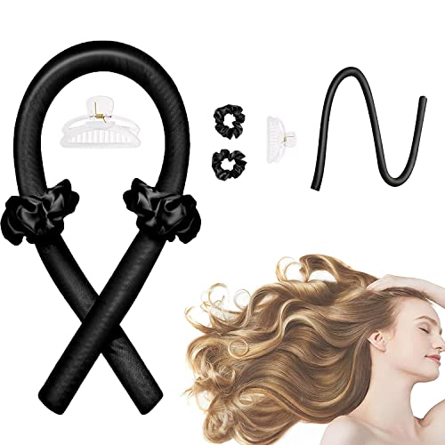 Locken Ohne Hitze, Silk Heatless Curls Band Lockenwickler über Nac...