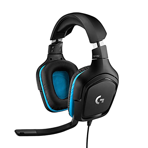 Logitech G432 kabelgebundenes Gaming-Headset, 7.1 Surround Sound, D...