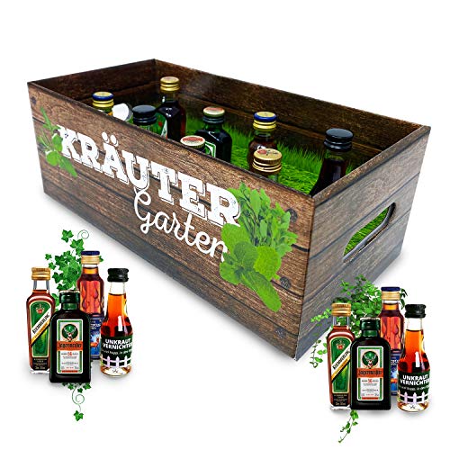 Longfair Männer-Kräutergarten | witziges Geschenk mit Alkohol | 8...