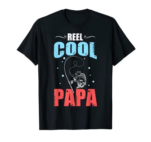 Lustige Papa Fischrolle Papa Angeln T-Shirt...