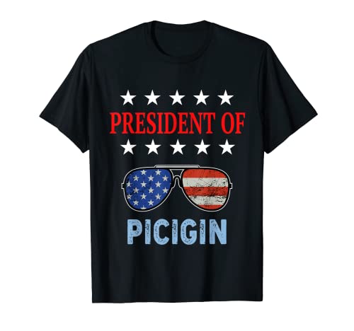 Lustiges Picknick-Zubehör – USA Flagge Strand Spruch T-Shirt...