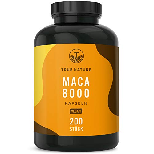 Maca Kapseln Gold 20:1 hochdosiert - 8000 mg PRO Kapsel (200 St.) P...
