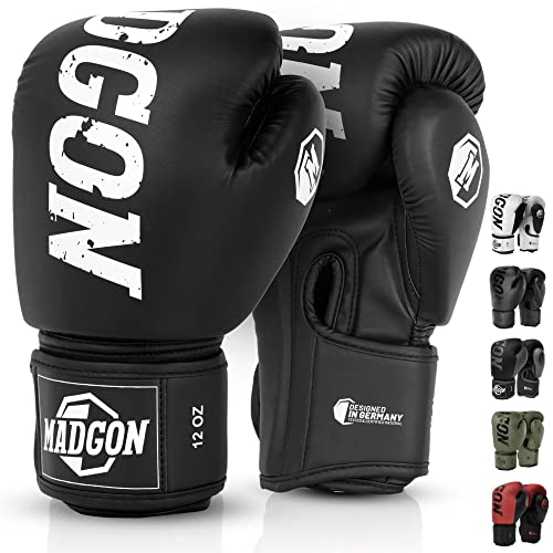 MADGON Premium Boxhandschuhe für Männer und Frauen - Kickboxhands...