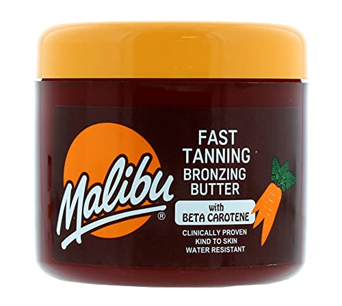 Malibu Fast Tanning Körperbutter mit Beta-Carotin, Gel, wasserfest...