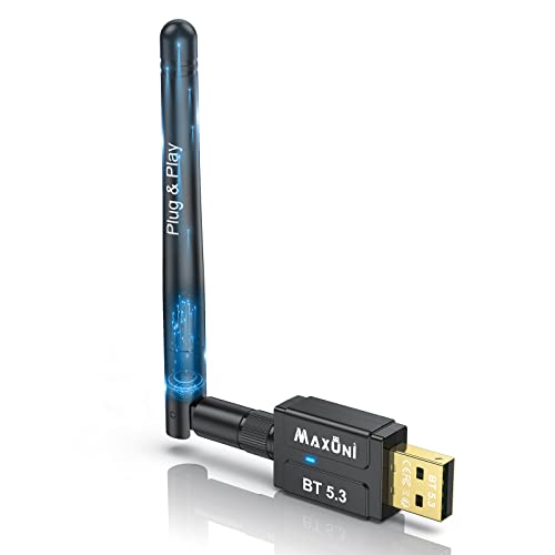 Maxuni Bluetooth USB, Bluetooth Adapter Dongle 5.3, Langstrecken Ne...