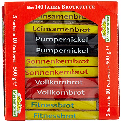 Mestemacher Vollkorn- Brotkörbchen, 12er Pack (12x 500 g)...