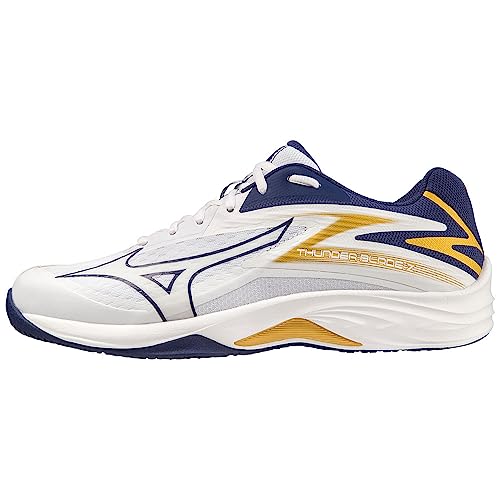 Mizuno Unisex Volleyball Shoes, Weiß Blueribbon Mp Gold, 44 EU...