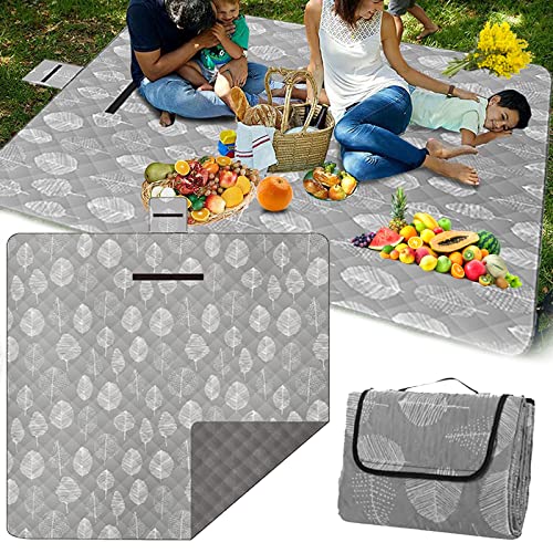 Mocoli Picknickdecke Wasserdicht 200x200 Outdoor Stranddecke XXL Sa...