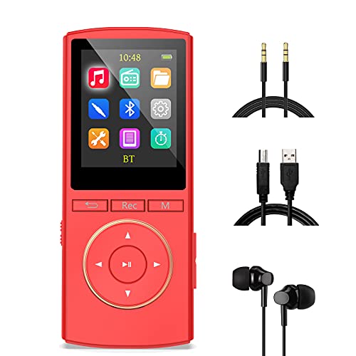 MP3 Player 32 GB Bluetooth 5.0, HiFi-Sound, verlustfreier Klang, br...