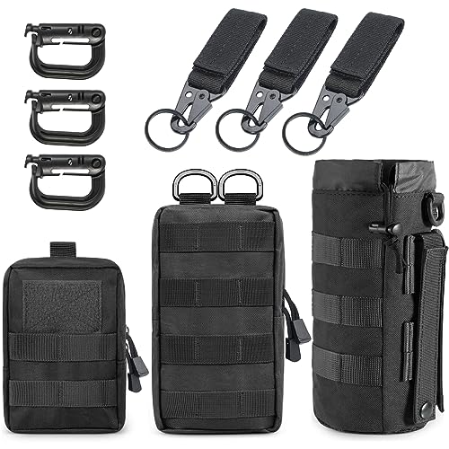 MUCHER 3 Pack Molle Tasche Taktische Hüfttaschen EDC Utility Bauch...