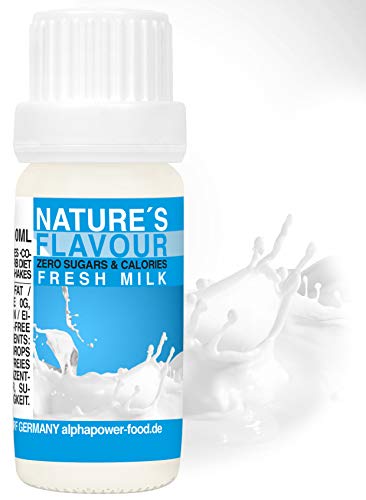 Flavour Drops Frisch- Milch, Flavdrops I 100% natürliches Aroma, G...