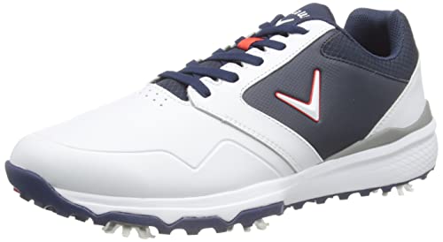 Callaway Golf Chev LS Golfschuh, wasserdicht, Weiß   navy   rot, E...