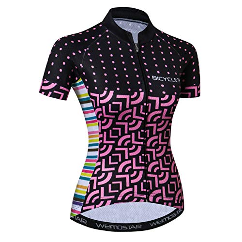 Radtrikot Frauen Fahrrad Trikot MTB Trikot Tops für Frau Damen Rad...