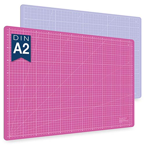 Selbstheilende Schneidematte A2 in Pink, Blau, Grün. Perfekt zum N...