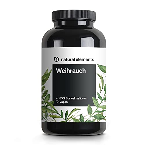 natural elements Weihrauch Kapseln – 1176mg Extrakt aus indischem...