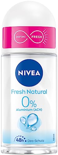 NIVEA Fresh Natural Deo Roll-On (50 ml), Deo ohne Aluminium (ACH) m...